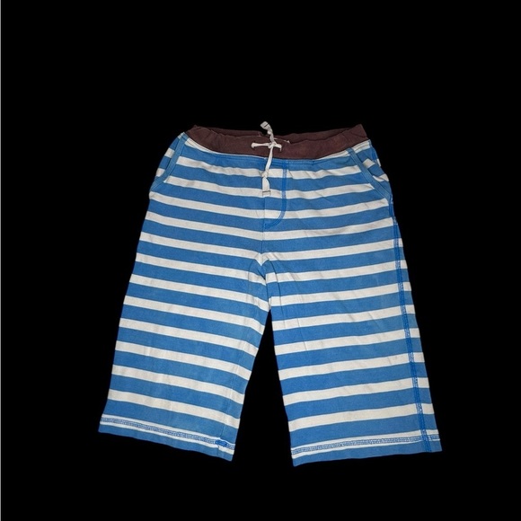 Mini Boden blue and white striped shorts 10 k38 - Picture 1 of 5